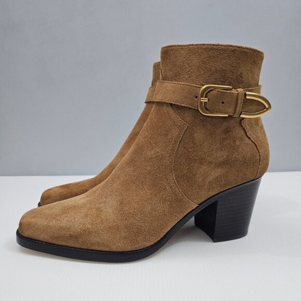 NEW PAIGE | $398 Evelyn Suede Booties - Picture 2 of 6